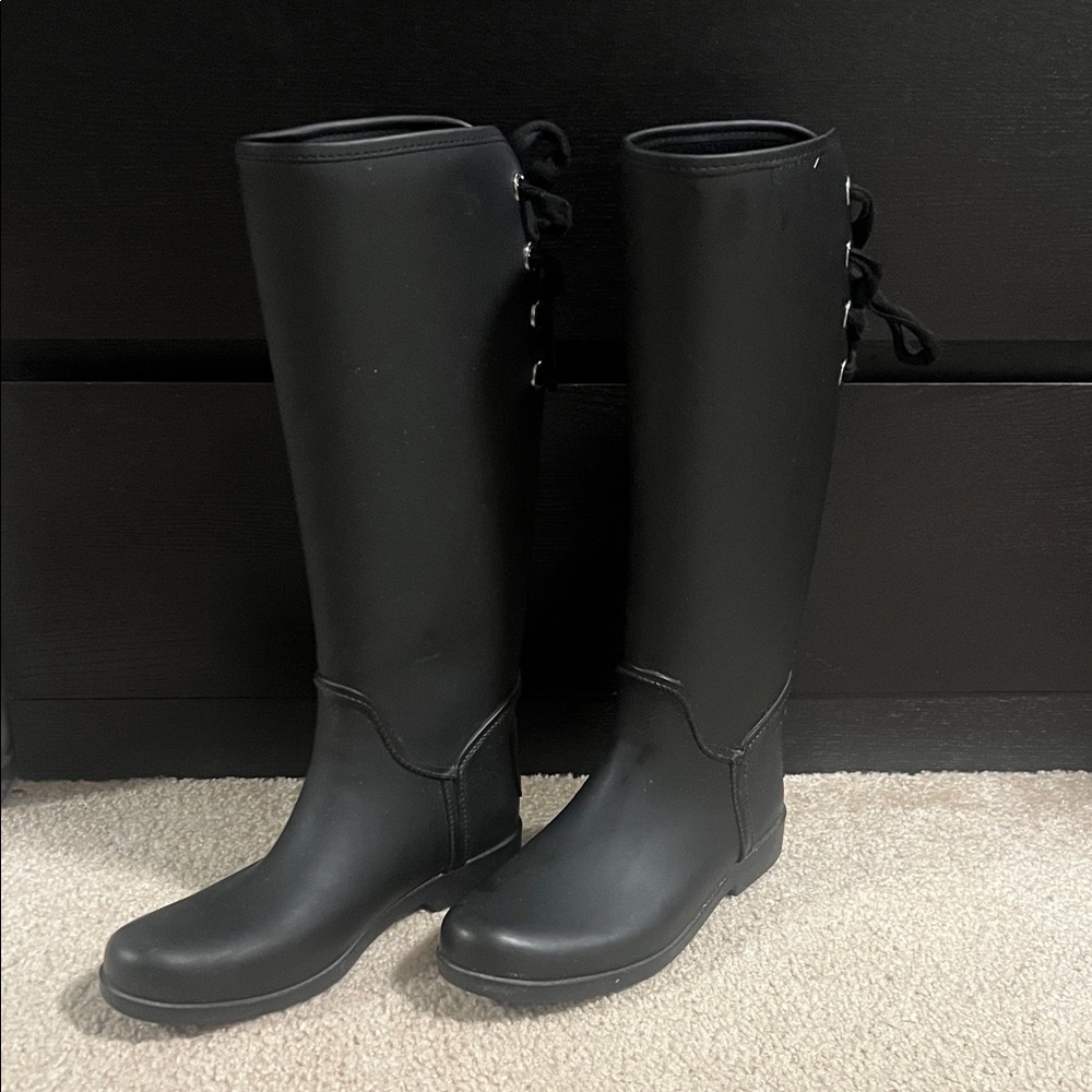 Coach Black Women's Rain Boots